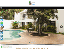 Tablet Screenshot of hotelholly.com